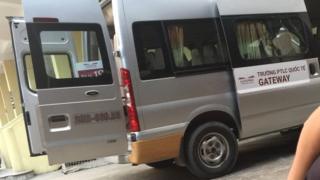 Chiếc xe ô tô được cho là do ông Doãn Quý Phiến lái sáng 6/8 và cũng là nơi phát hiện thi thể cháu L.