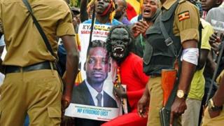 Wafuasi wa mbunge wa Kyadondo Bobi Wine