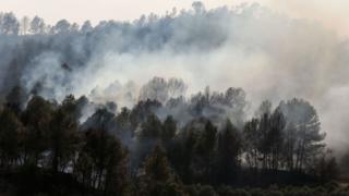 Wildfires in Spain