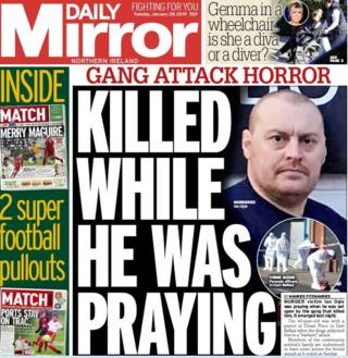 Daily Mirror front page