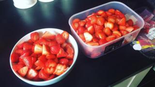 Bargain strawberries