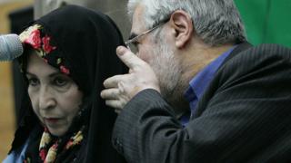 میرحسن موسوی و زهرا رهنورد