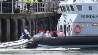 Migrants in Dover