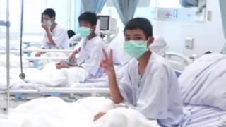 Thai boys recovering in hospital