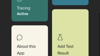 Coronavirus tracing app