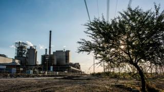 La mine Wondermin de Lonmin près de Marikana à Rustenburg