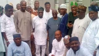 Aworan Makinde ati Obasanjo