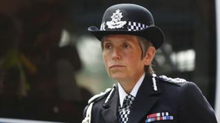 Cressida Dick, the Metropolitan Police Commissioner, attends an event to mark the anniversary of the attack on London Bridge,