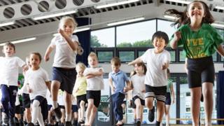 Pupils in new buidling