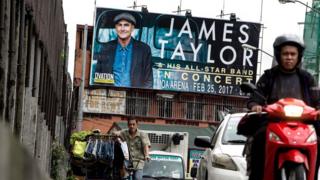 James Taylor, Manila, Filipina