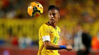 Mshambuliaji wa Brazil Neymer Jr