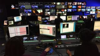 Estudio de televisión de la BBC
