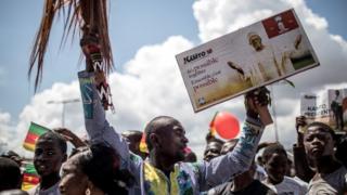 Des militants de Maurice Kamto à Yaoundé