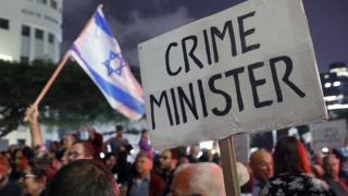 israel, corruption, manifestation, gouvernement, crime