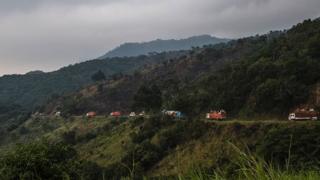Un convoi humanitaire encadré par l'armée dans le Nord-Kivu (illustration).
