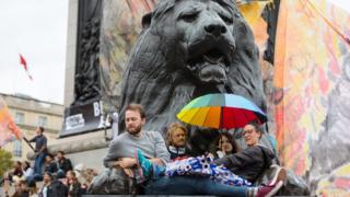 Extinction Rebellion protesters