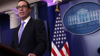 Steven Mnuchin aliapishwa kuchukua nafasi hiyo mapema mwezi huu