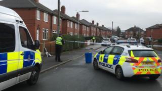 The scene in Crossflats