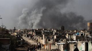 Iraqi forces now control eastern Mosul and more than a third of the west