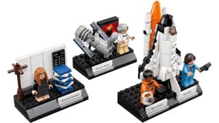 Los 3 nuevos sets de Lego con las 4 científicas de la NASA. (Crédito: Lego)