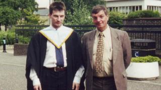 innes with father ron