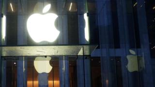 Apple logo light