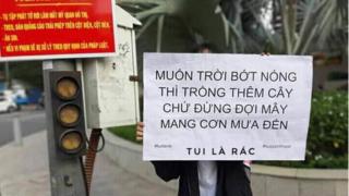 Tấm hình gây sốt trên mạng xã hội trong ngày nắng nong oi ả gần đây