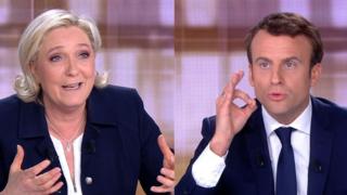 Le Pen Macron