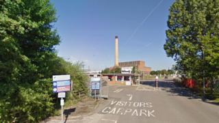 Entrance to Calon Energy site in Newport
