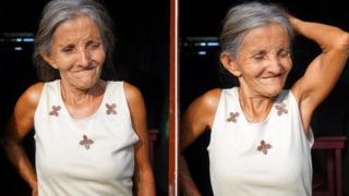 Cosmita, en una foto de la serie de piropos de Mehmet Genç