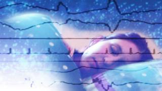 a sleeping woman