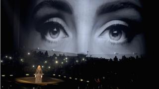 Адель во время концерта