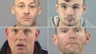 Clockwise from top left: Kevin Owen, Andrew Havinga, Dean Higham and John Beesley