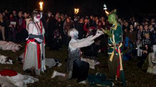 Part of the reenactment