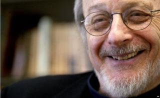 American author E.L. Doctorow smiles during an interview in his office at New York University in New York. 27 April 2014