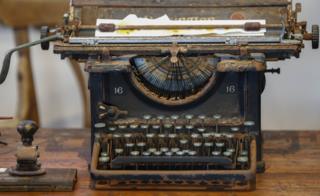 An old typewriter on display at the South African Police Service"s (SAPS) Heritage Services Museum in Muizenberg, Cape Town, South Africa, 09 November 2017. South Africa has one of the highest violent crime rates in the world with a very high rate of murders, assaults, rapes and other crimes. The South African Police Service"s has released the crime statistics for 2017 showing as many as 2,129,001 serious crimes were recorded in 2017 an increase from 2015/16. The SAPS Heritage Services Museum dating back to before 1874 portrais various era"s of South African policing and documents famous crimes whilst also giving the visitor a view into a prison cell, courtroom and charge office.