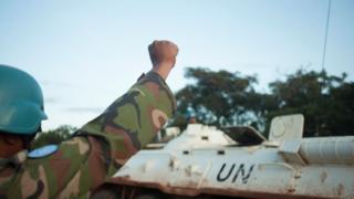 La base accueille des Casques bleus jordaniens et égyptiens.