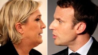 Marine Le Pen na Emmanuel Macron nibo bahanganye mu ngunga ya kabiri y'amatora y'umukuru w'igihugu mu Bufaransa
