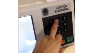 suposta fraude em urna, negada pelo TSE