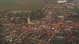Aerial view of Louth