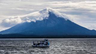 El volcán Concepción en Nicaragua
