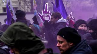 демонстрация в Ганновере