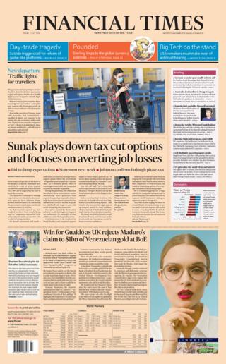 FT front page 02.07.20