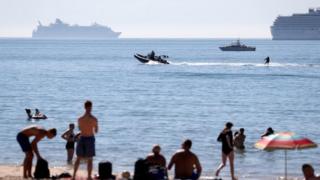 Bournemouth beach on Friday