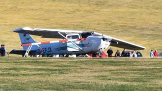 A small plane crashed in the state of Hesse, in central Germany 14.10.18