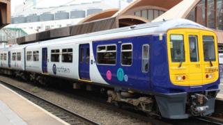 Northern train in Manchester Oxford Road