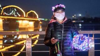中朝边境上的中国小贩