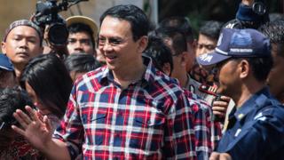 Ahok saat pemilihan gubernur DKI Jakarta, 15 Februari 2017.