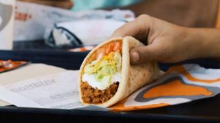 Una gordita de Taco Bell
