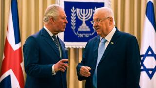 The Prince of Wales meets President Reuven Rivlin